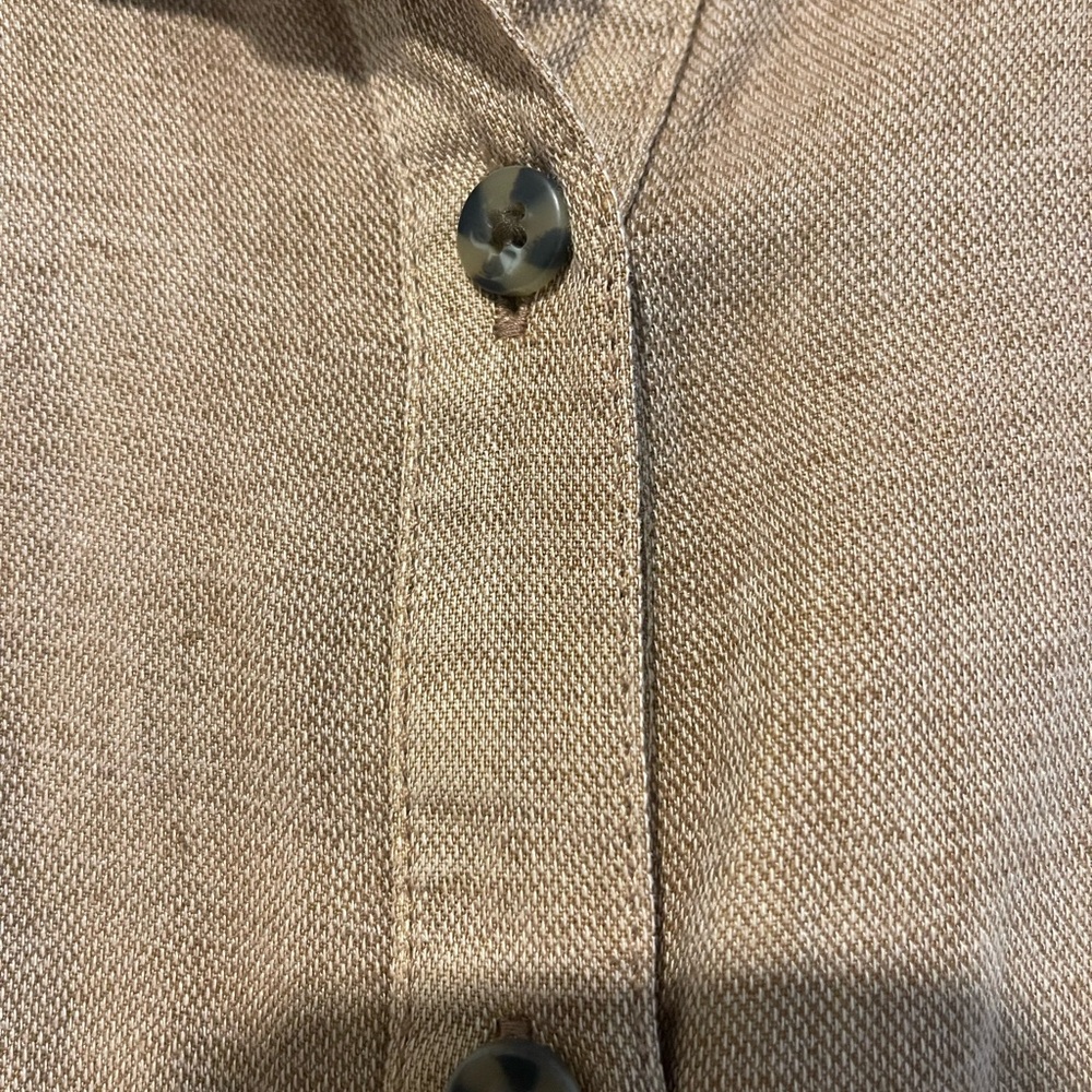 Lucky Brand Tan Shirt Dress - Picture 3 of 5